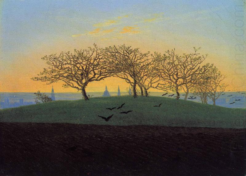 Caspar David Friedrich Hugel und Bruchacker bei Dresden china oil painting image